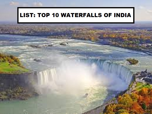 Top 10 highest waterfalls in India